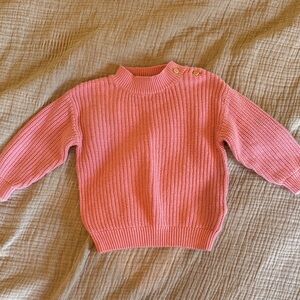 H&M Coral Knit Sweater